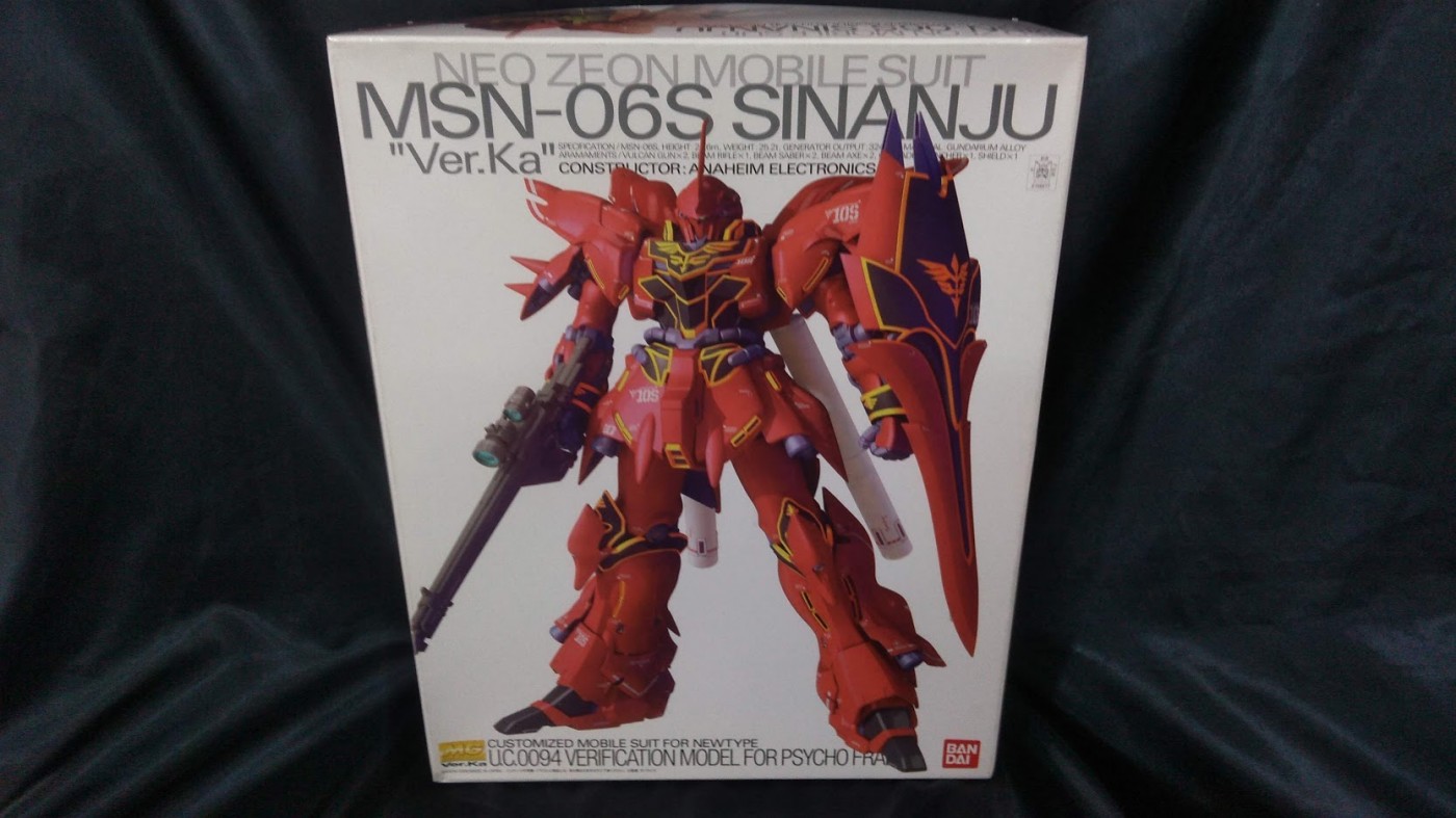 ゼスト所沢店の買取情報！！『バンダイのMG 1/100 MSN-06S シナンジュVer.Ka』