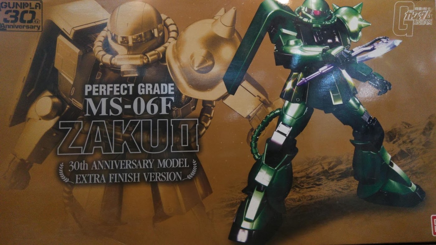 ゼスト所沢店の買取情報！！『バンダイのPG 1/60 MS-06F ザクII 30周年限定モデル エクストラフィニッシュバージョン』